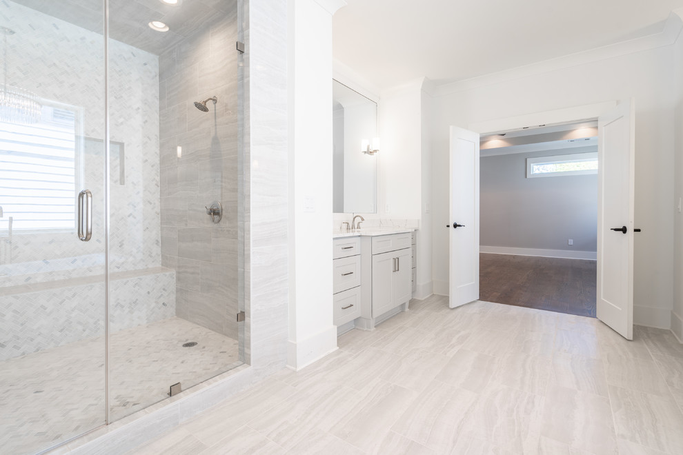 Contemporary bathroom in Atlanta.