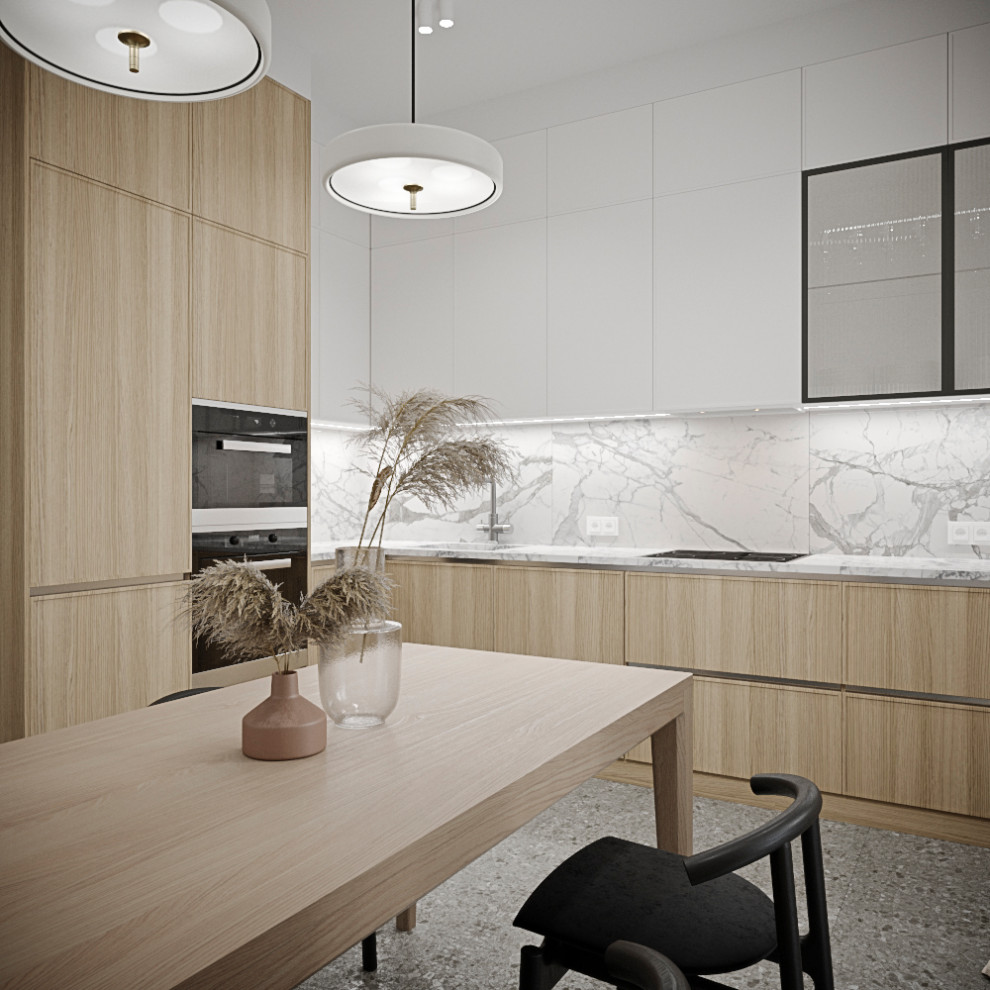 Интерьер 3-хкомнатной квартиры в ЖК "Тушино 2018"