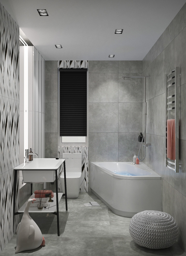 Детская ванная комната в частном доме, г. Краснодар