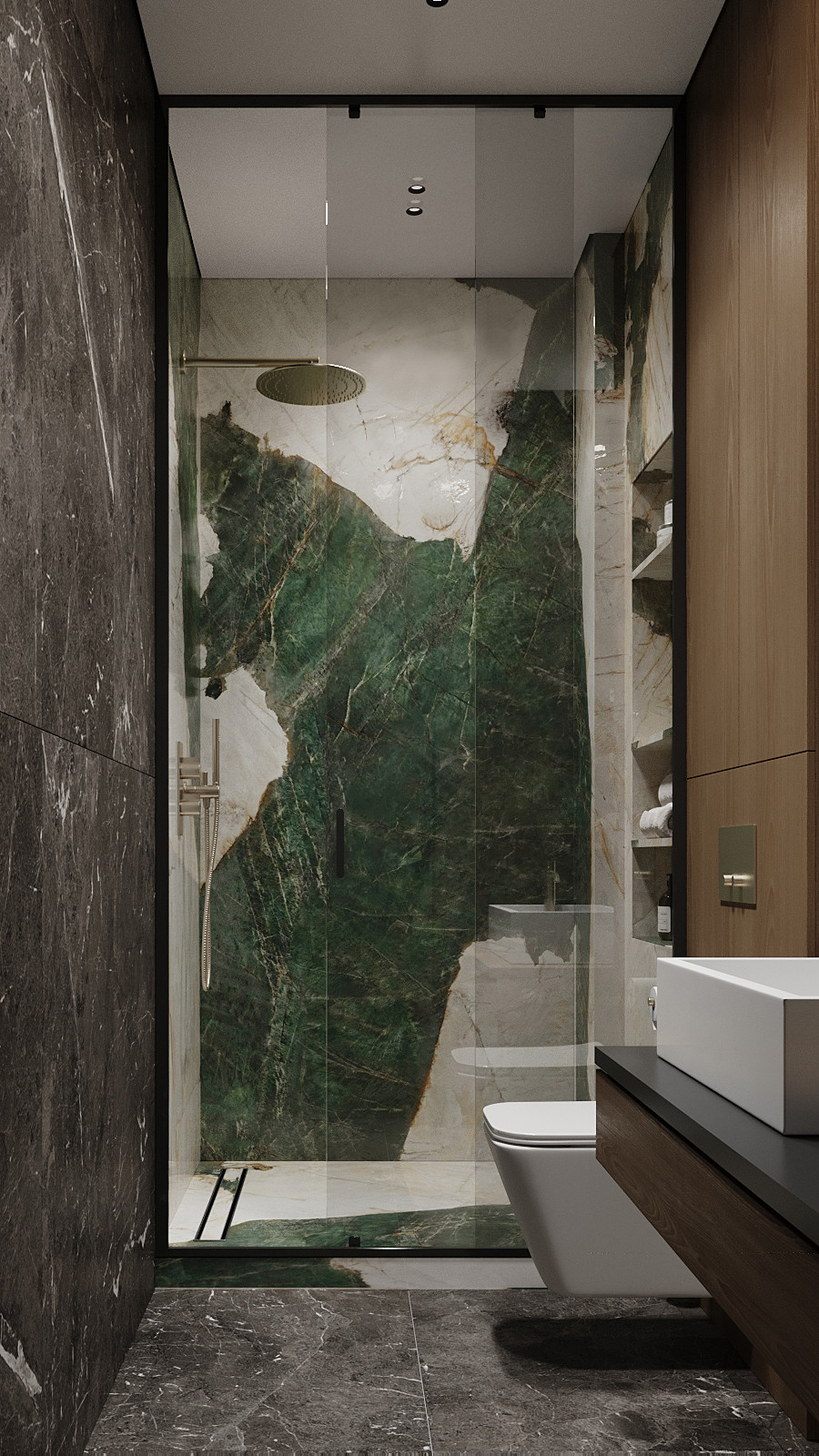 Брутальный интерьер квартиры 85 кв.м. в Москве. Проект