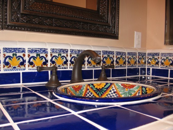 Mediterranean bathroom in San Luis Obispo.