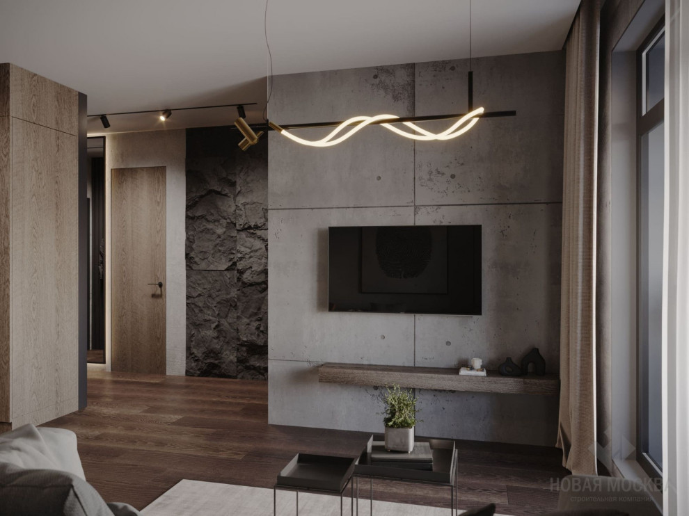 Дизайн-проект однокомнатной квартиры 42 кв.м в ЖК «Скандинавия»