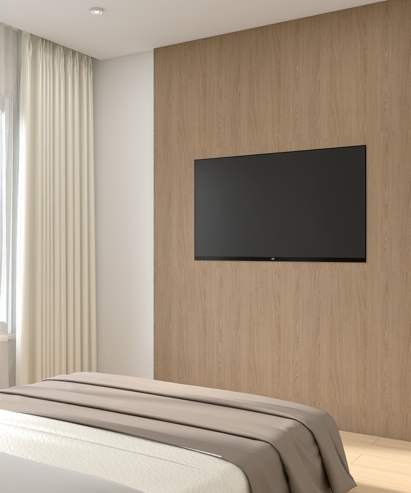 Квартира для любителей  минимализма в природных оттенках