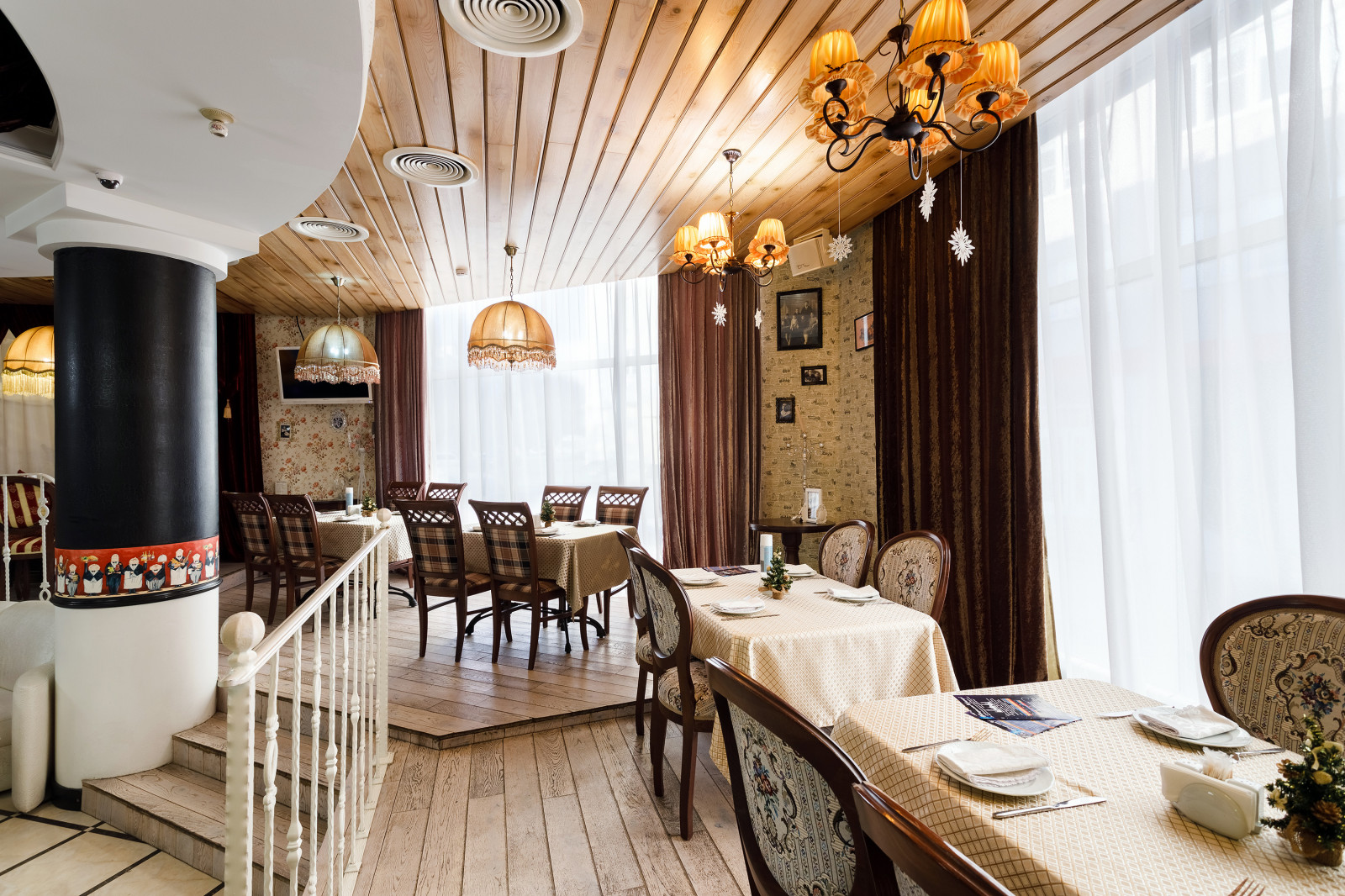 Съемка ресторана "12 стульев"