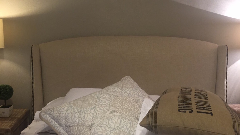 How to clean upholstered linen bed