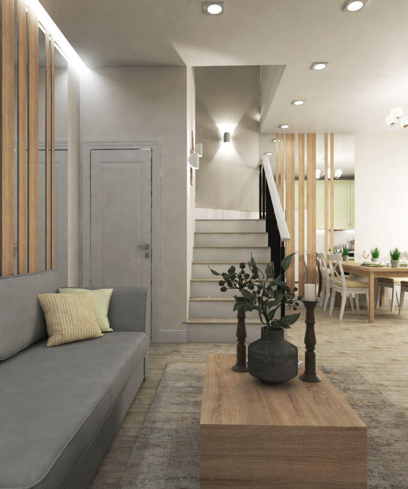 Дизайн проект таунхауса (3 этажа с чердаком)