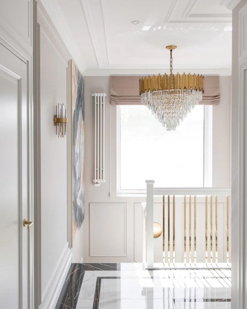 Интерьер прихожей и гостиной