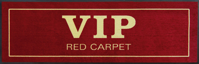 Easy Clean VIP Red Carpet Doormat, Large