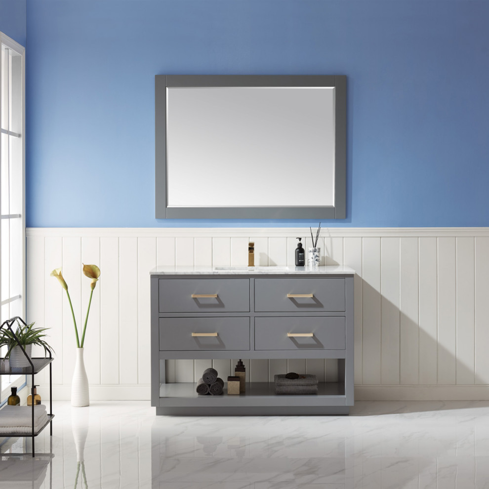 Idéer för mellanstora funkis badrum, med marmorbänkskiva