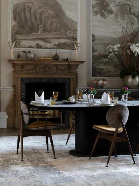 Belgrave Mansion transitional-dining-room