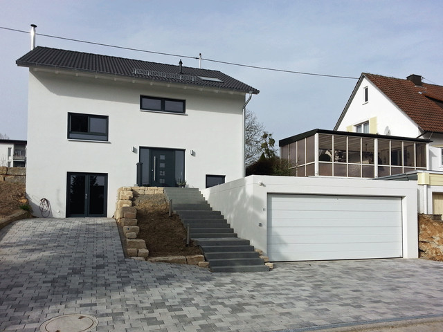 Grossraumgarage Im Hang Eingebaut Garage Stuttgart Von Martin