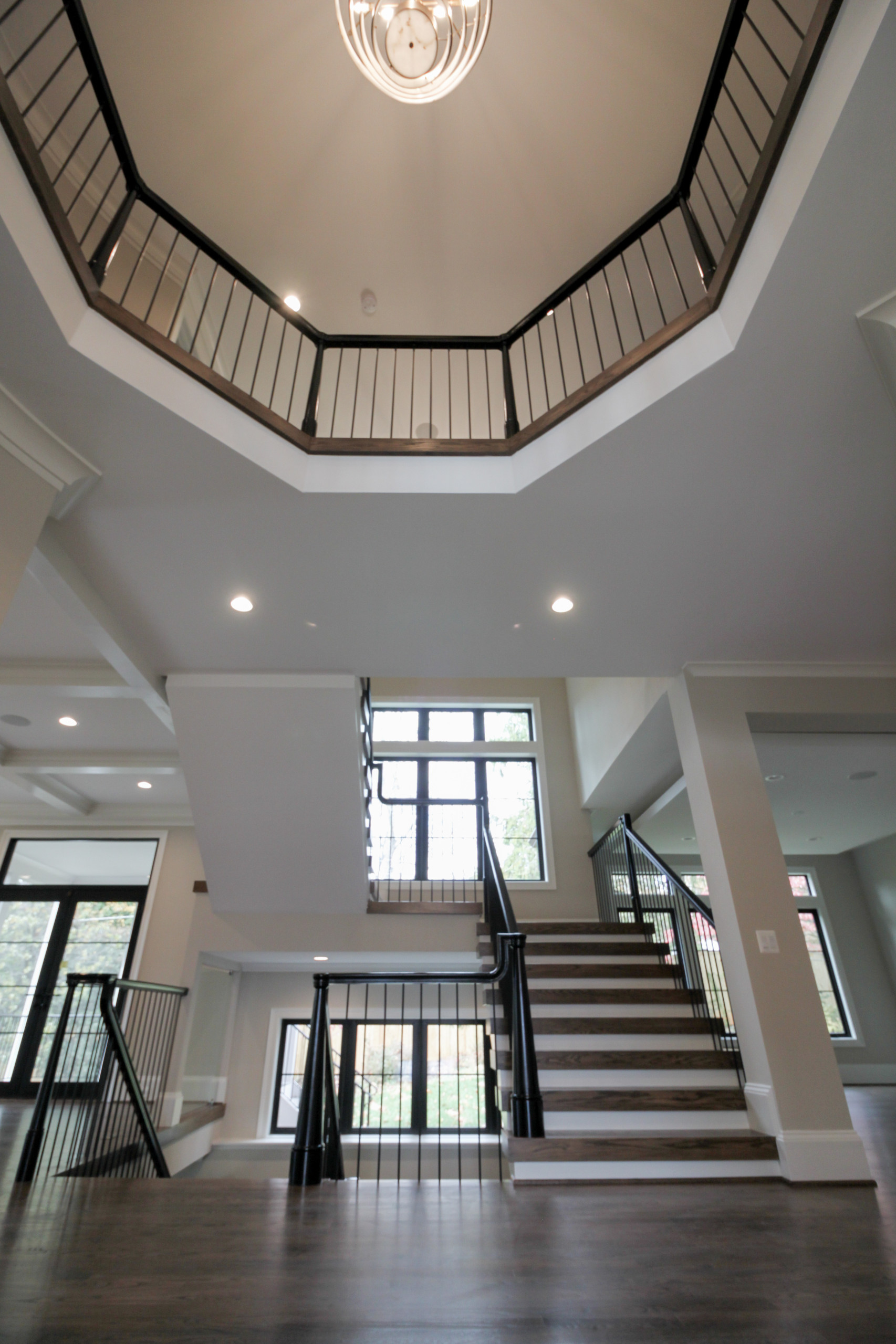 89_Eclectic and Edgy Staircase in French Contemporary Residence, McLean VA 2210