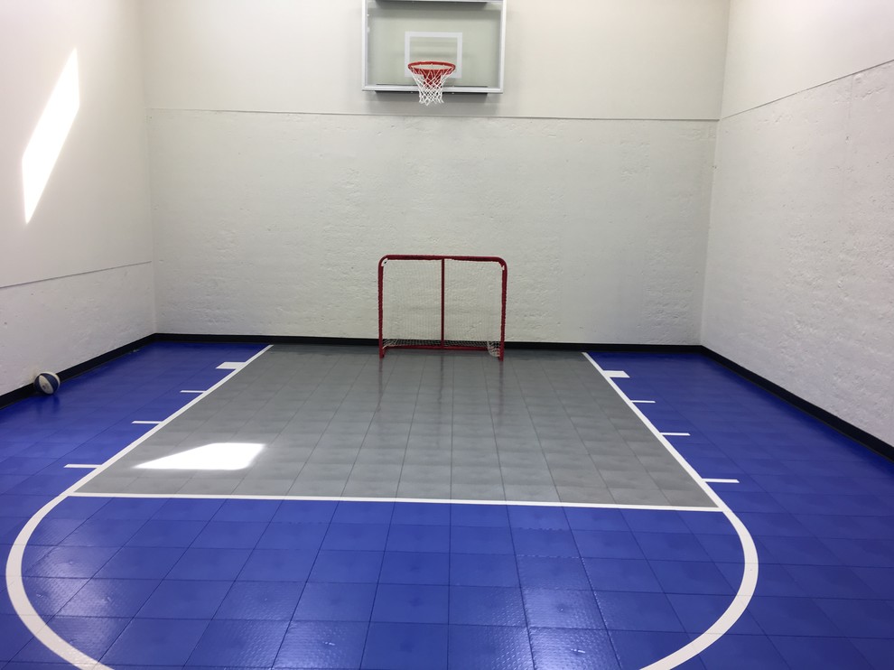 This is an example of a traditional indoor sport court in Minneapolis.