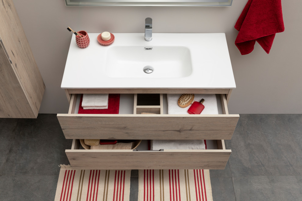 Тумба для ванной комнаты под накладную раковину