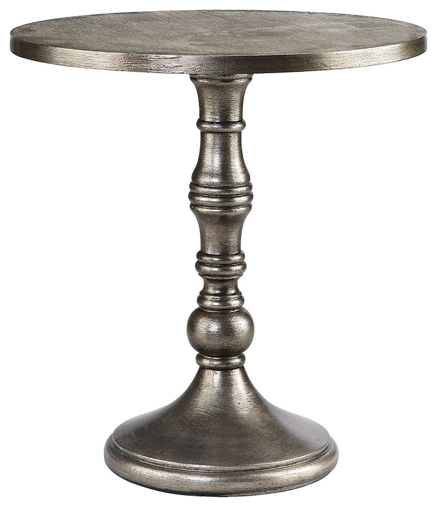 Valemount Trumpet Base Accent Table Traditional Side Tables And End