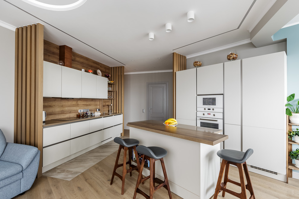 Один из реализованных нами проектов - кухня Nobilia Touch