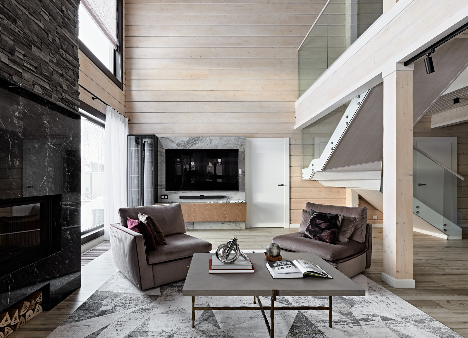 Дом из клееного бруса 390 м2 в п. Белоостров