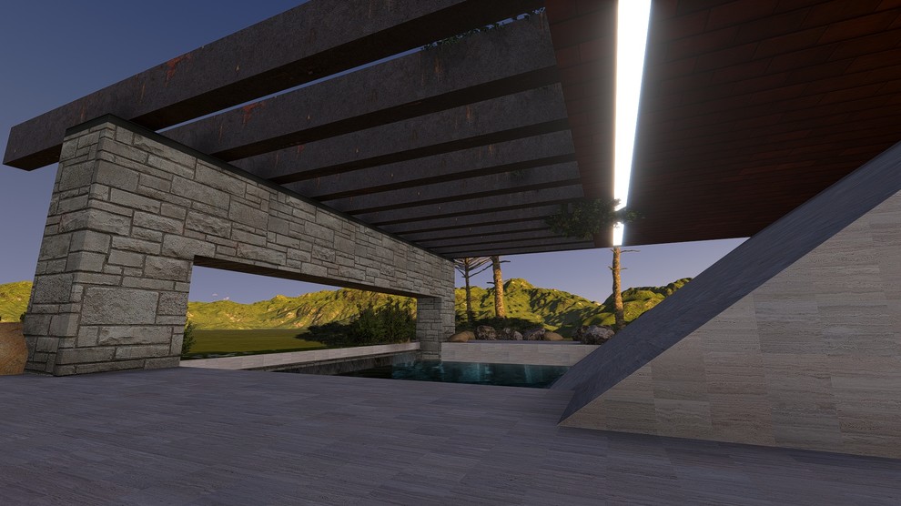 Дом на склоне