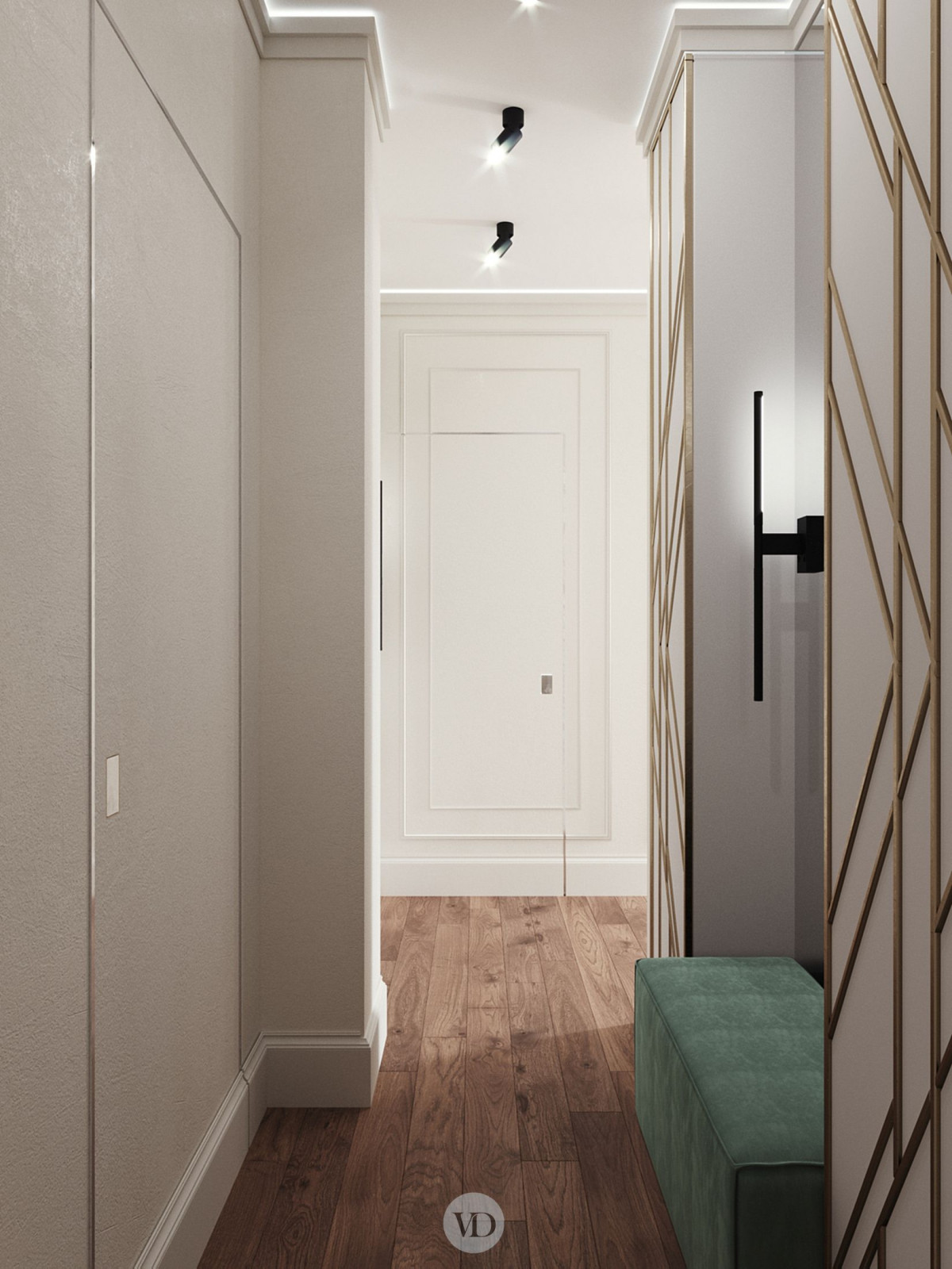 Дизайн-проект квартиры в ЖК Hьютон