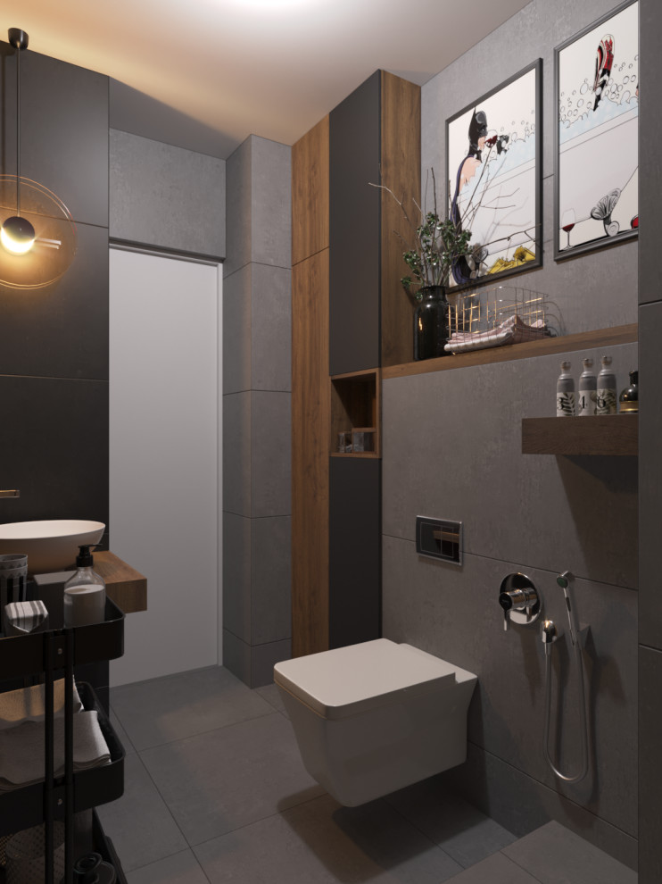 Маленький санузел.