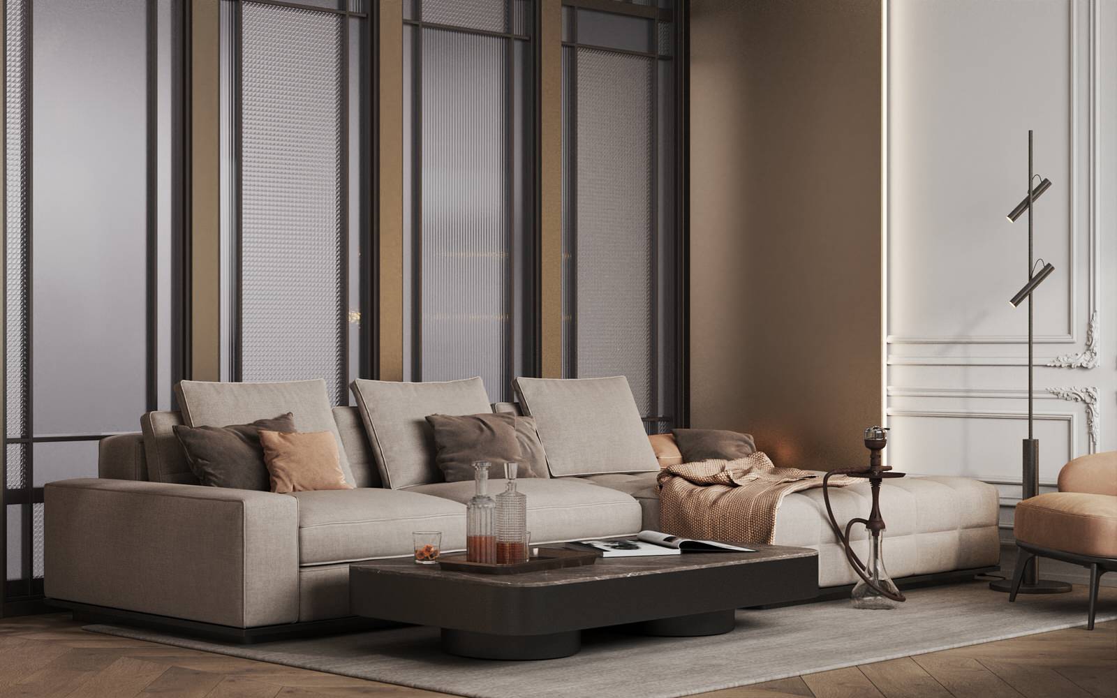 Гостиная с домашним кинотеатром