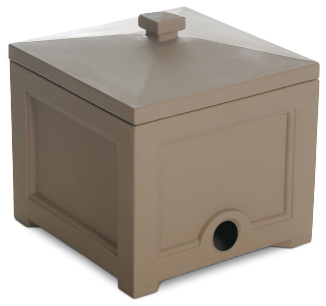 Fairfield Garden Hose Bin, Clay