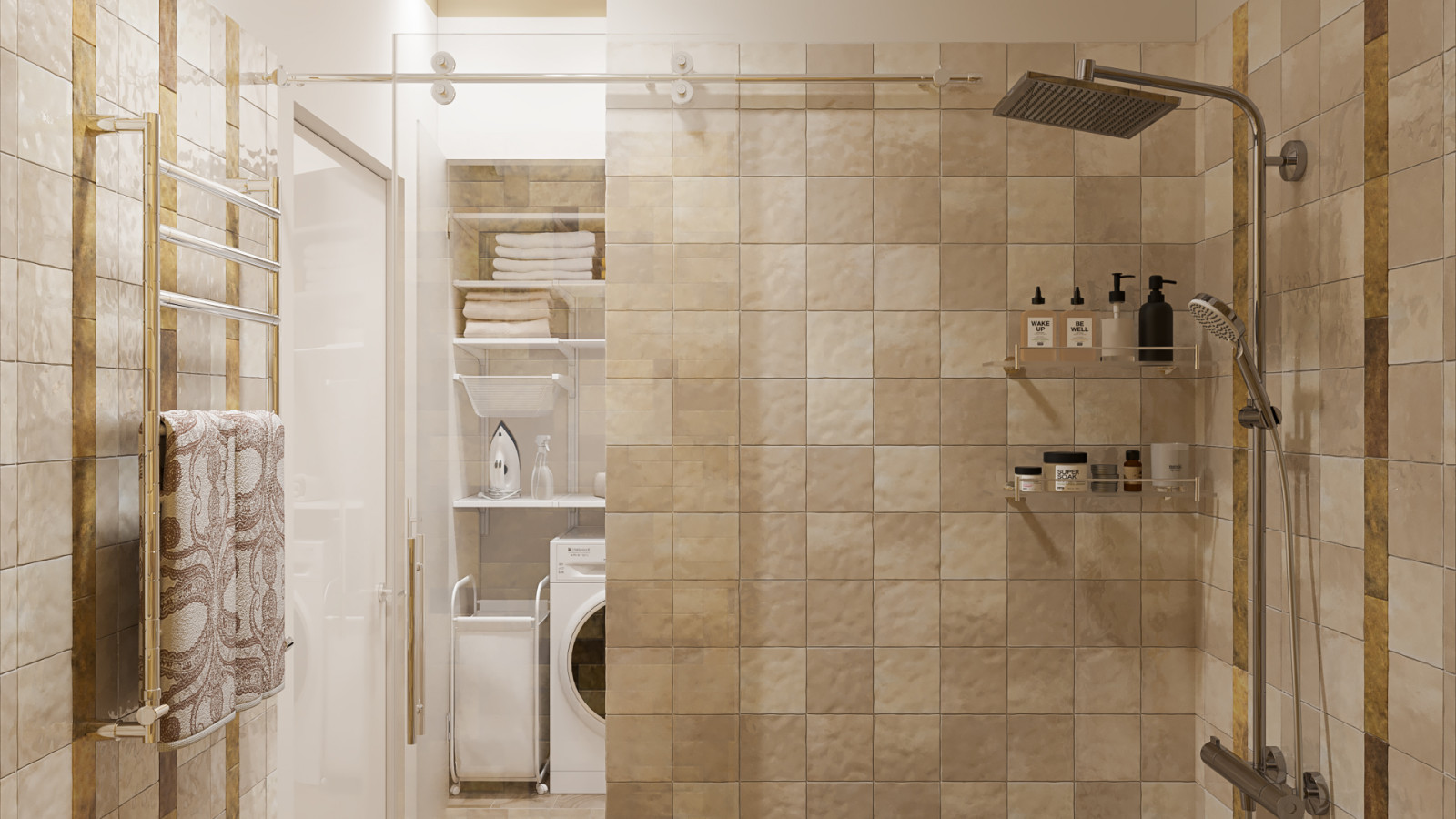 Раздвижная стеклянная дверь