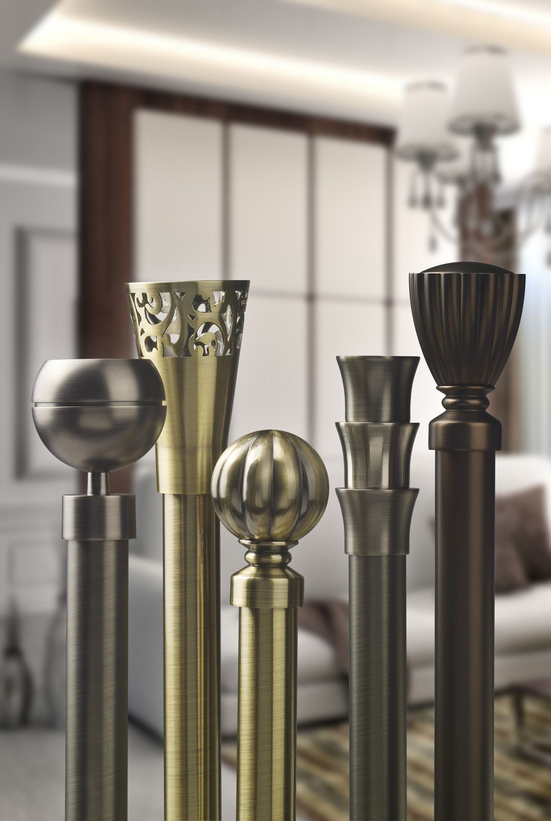 Карнизы для штор из Европы от Mercury forge