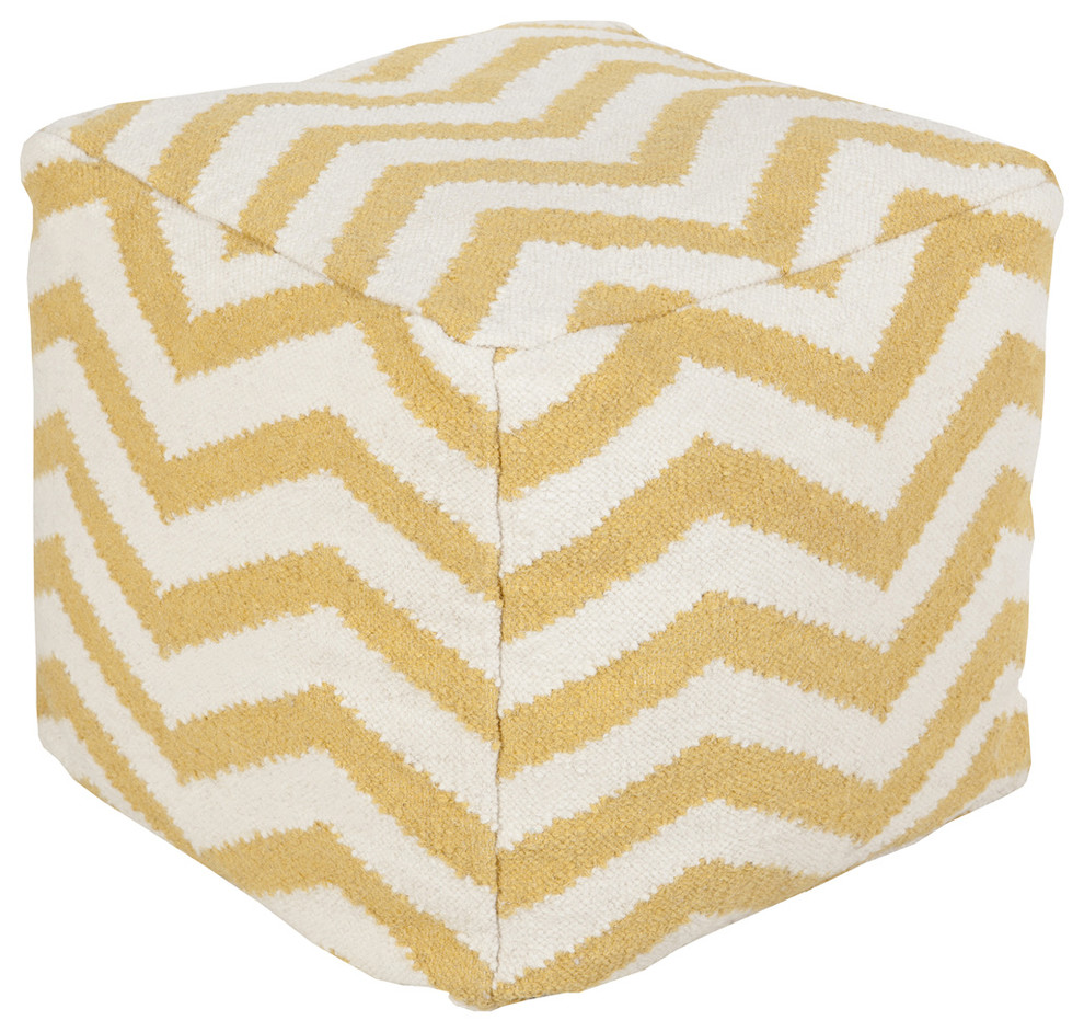 Surya POUF-166 18" x 18" x 18"