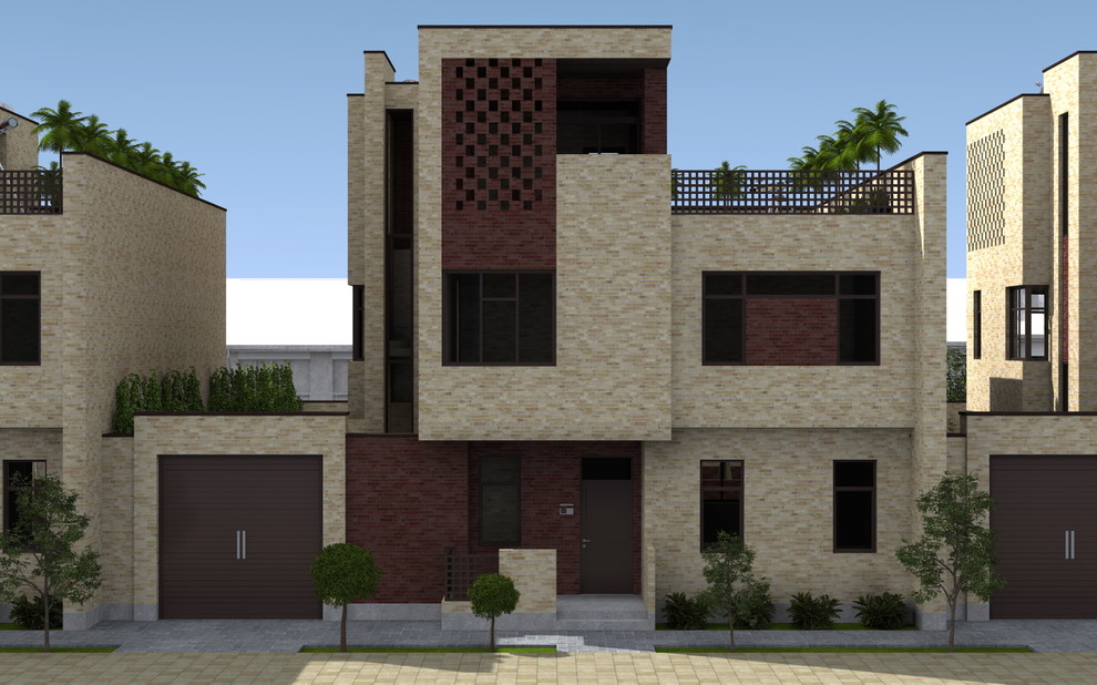 проект серии частных кирпичных домов