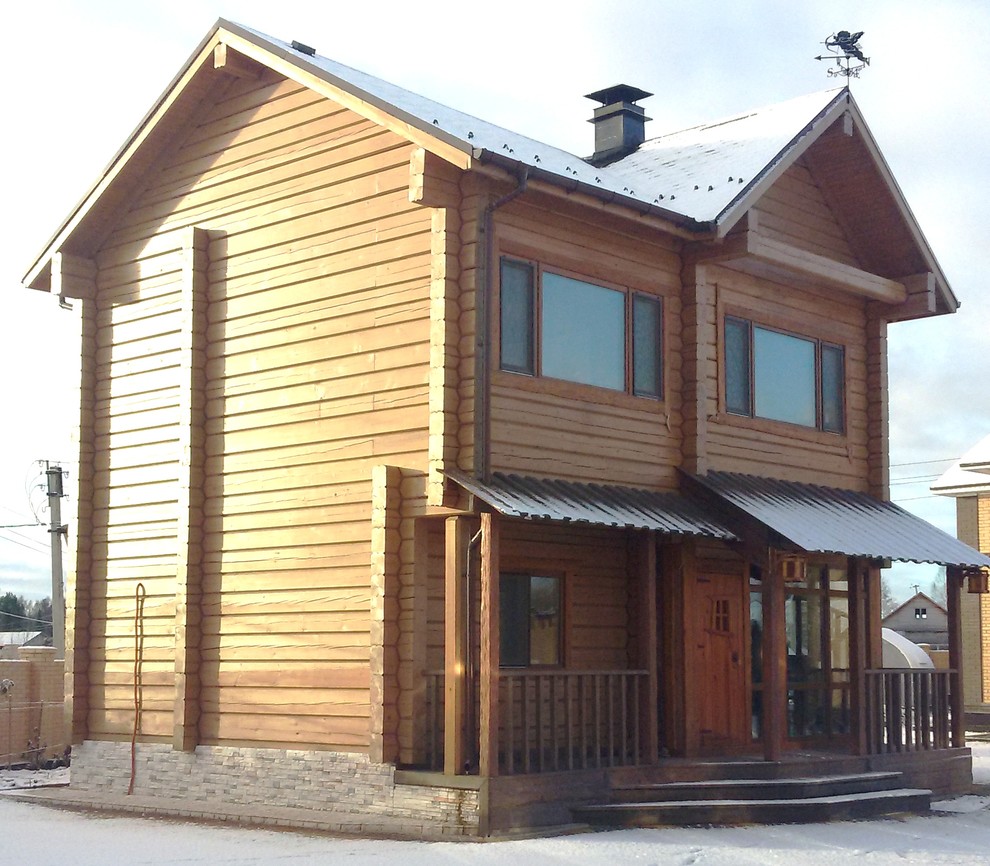 Дома из бруса и лафета.