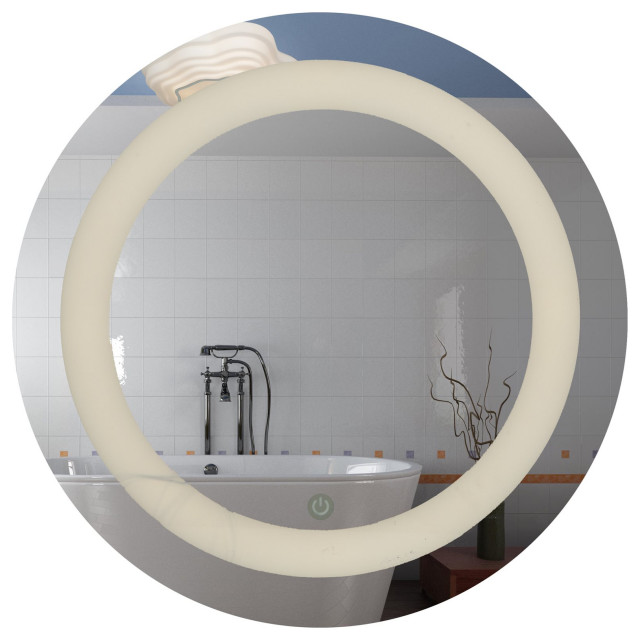 Access Lighting Spa LED AntiFog Mirror, Electronic Switch 70085LEDD