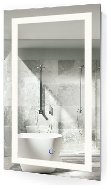 LED Bathroom Mirror With Wall Mount - Modern - Bathroom ...