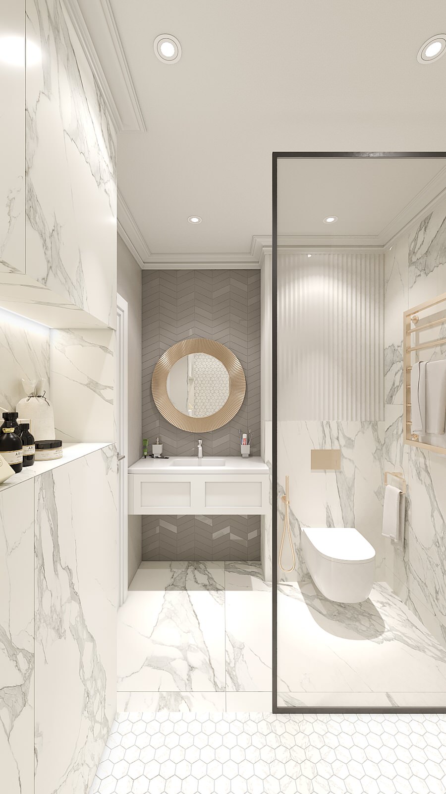 Interior design of a 3-room apartment Zaporozhye