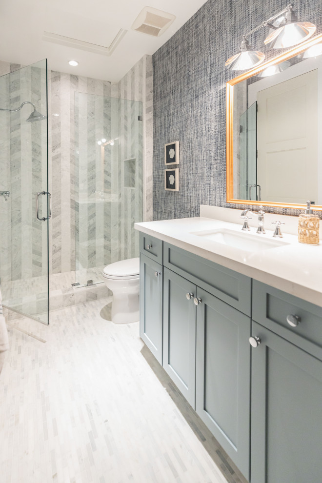 Coastal in Scottsdale - Beach Style - Bathroom - Phoenix - by Kimberley ...