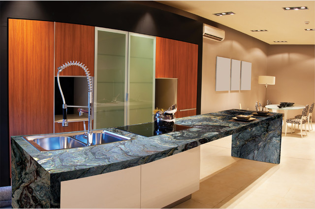 Fusion - Quartzite - Modern - Kitchen - Miami - by Omicron Granite & Tile