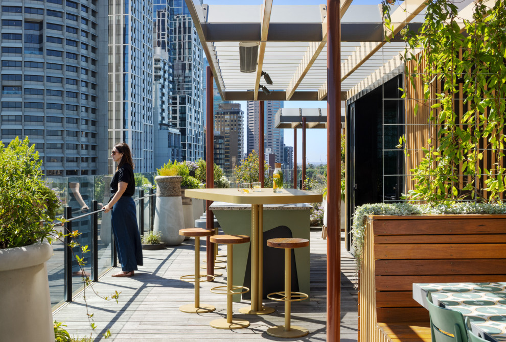 East Melbourne Roof Garden - Industrial - Deck - Melbourne - by BENT ...