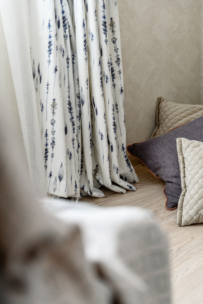 Съёмка штор в столовой загородного дома