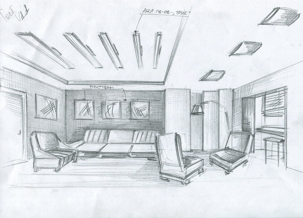 ручная графика, когда нет компютера под рукой