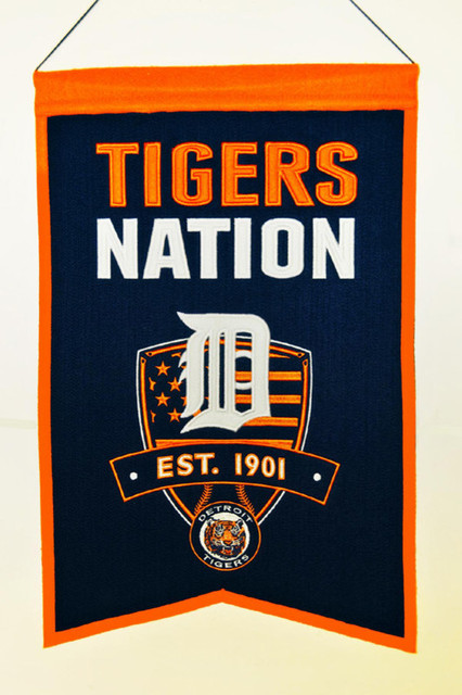 Detroit Tigers MLB 8 x 32 Tigers Nation Banner
