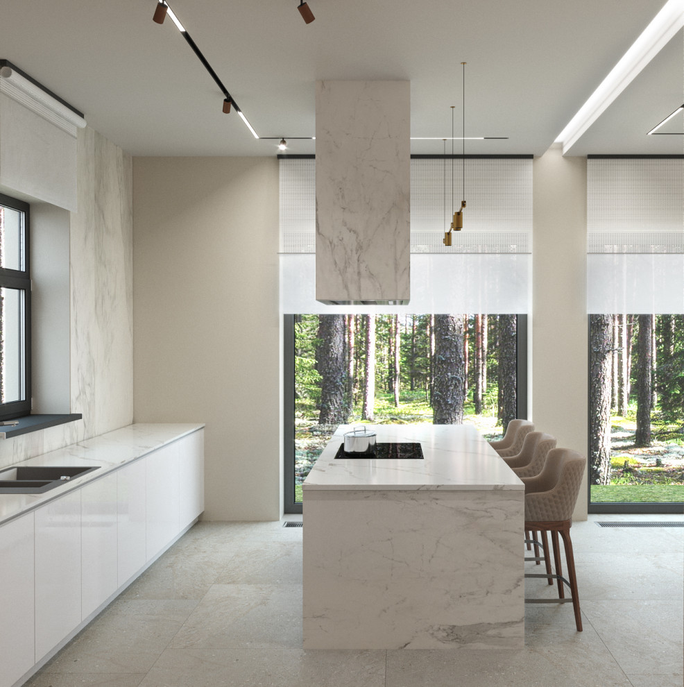 Дом в соснах