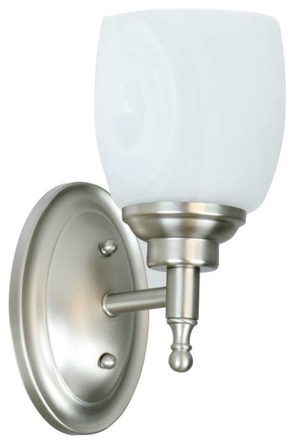 Craftmade 1 Light Legion Wall Sconce - Transitional - Bathroom Vanity Lighting - by ShopFreely