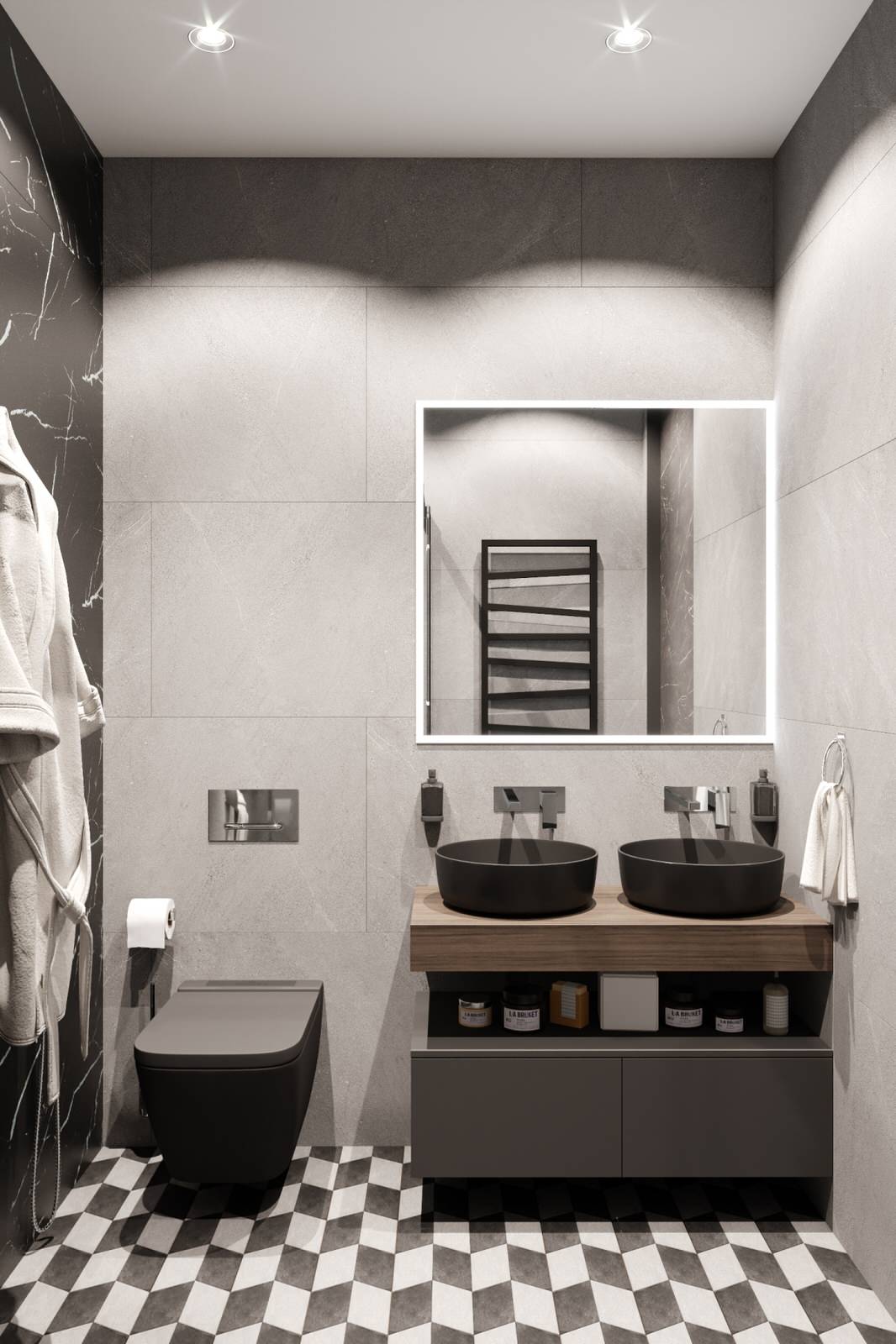 Квартира 83 кв. м. в современном стиле ЖК Life- Кутузовский.