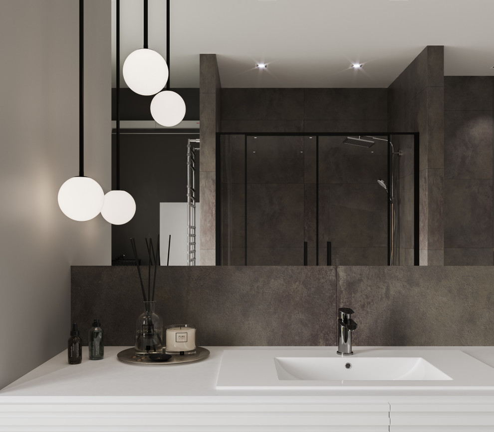 Туалетная комната из проекта "SHADES GREY"