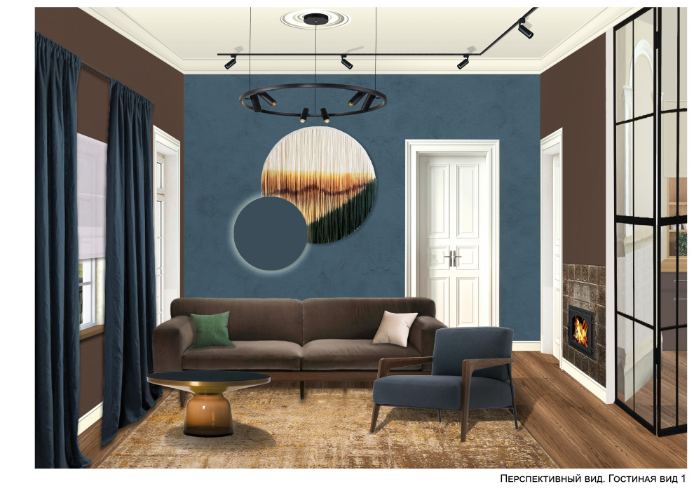 Дизайн-проект загородного дома "Там, где живет душа"