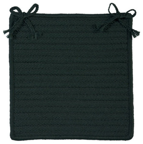 Simply Home Solid, Dark Green Chair Pad
