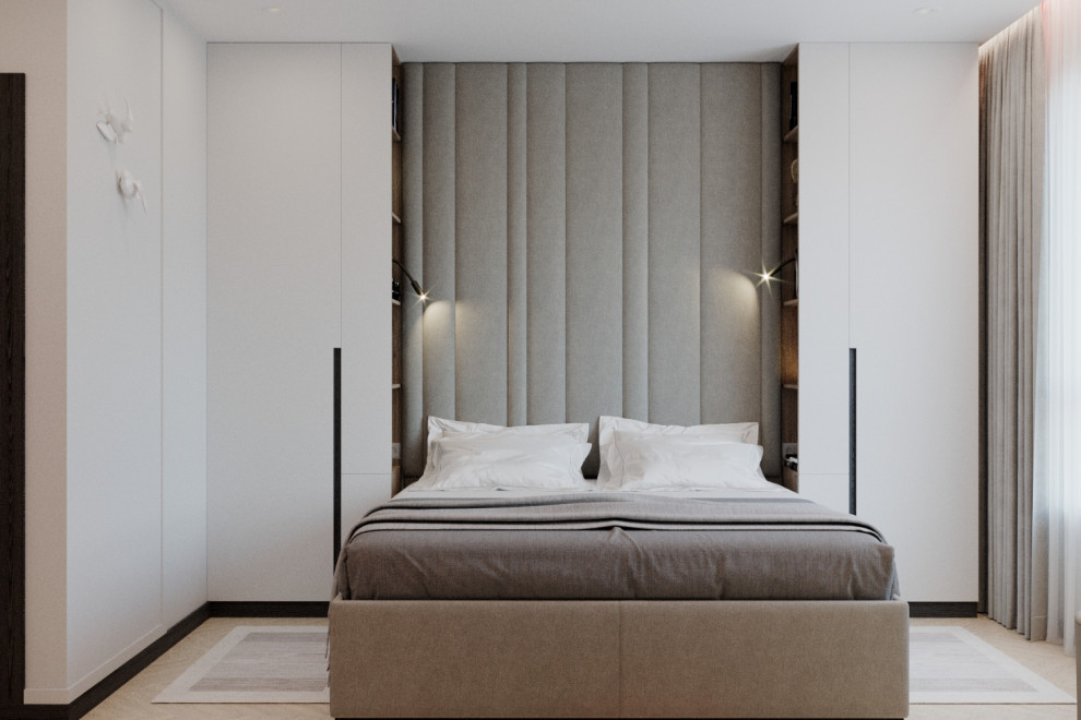 Проект квартиры в современном стиле г. Челябинск, жк EVOpark