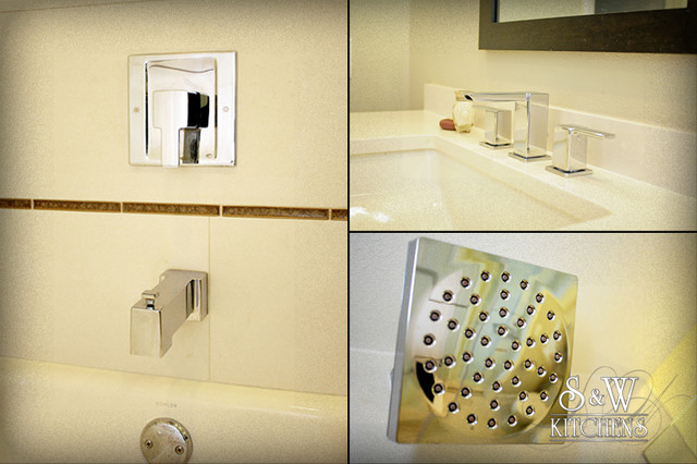 Transitional Guest Bath transitional