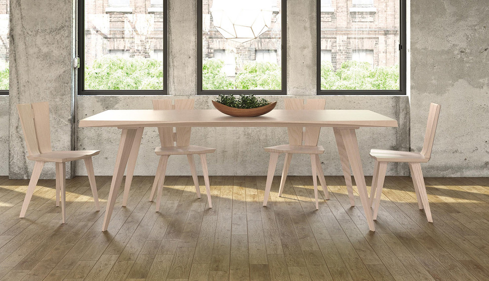 Example of a large trendy kitchen/dining room combo design in Burlington