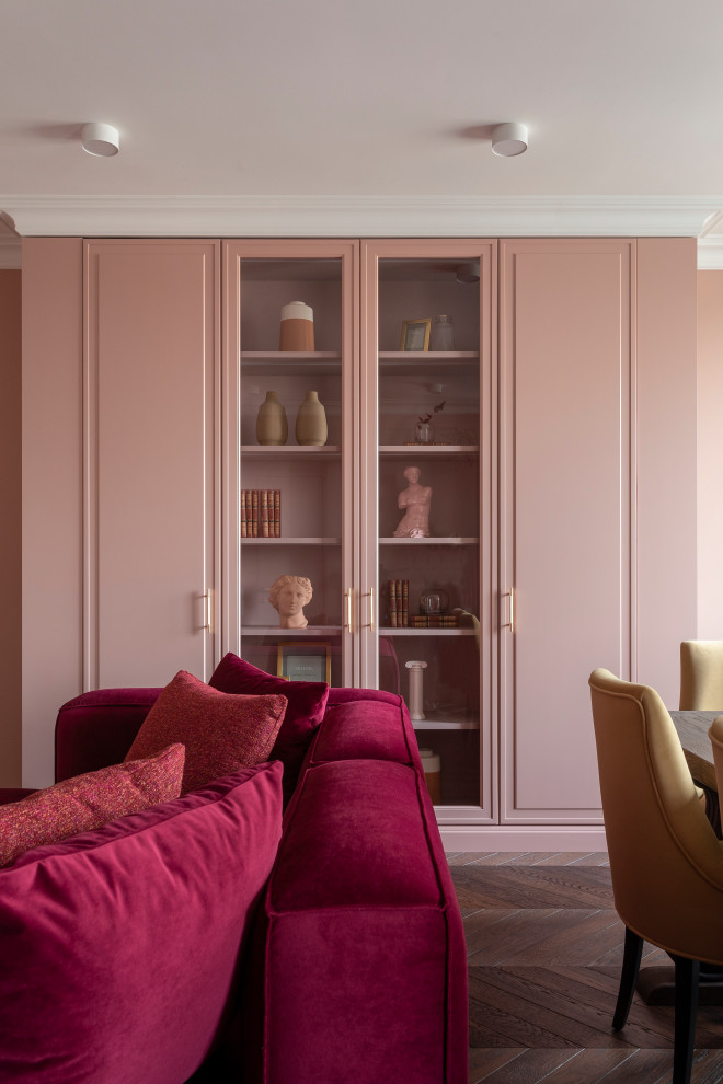 Квартира в пудровых тонах